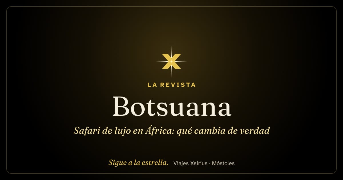 Safari de lujo en África: qué cambia de verdad