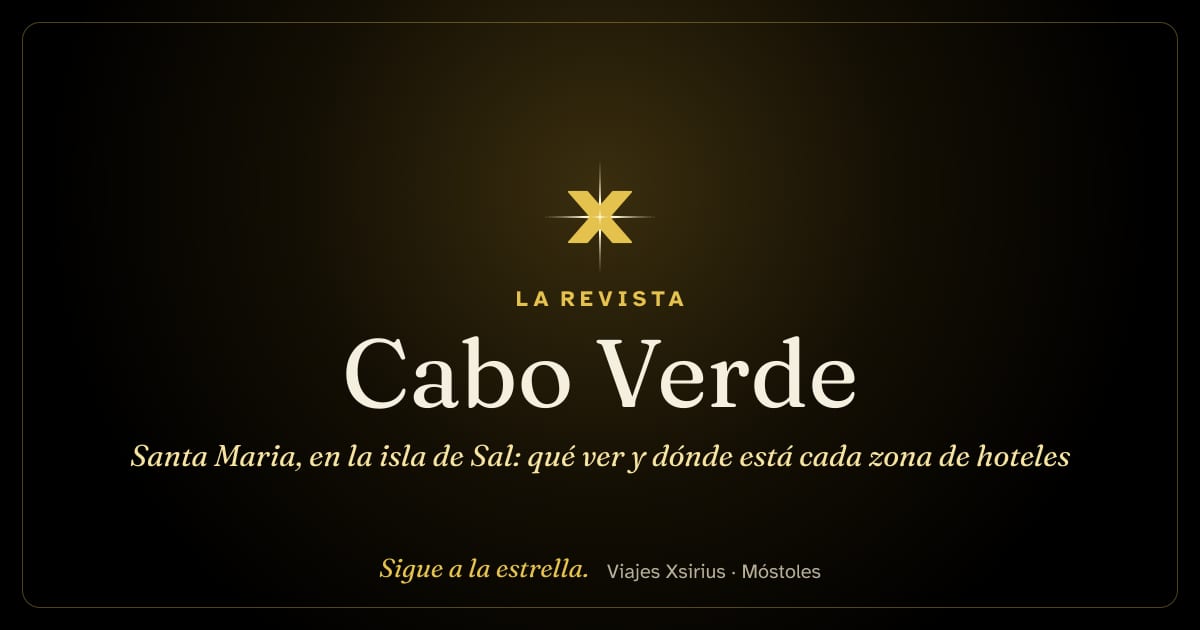 Santa Maria, en la isla de Sal: qué ver y dónde está cada zona de hoteles