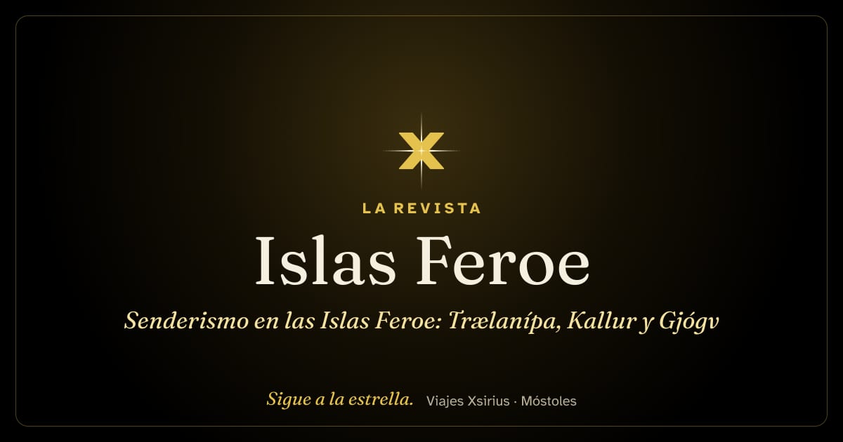 Senderismo en las Islas Feroe: Trælanípa, Kallur y Gjógv