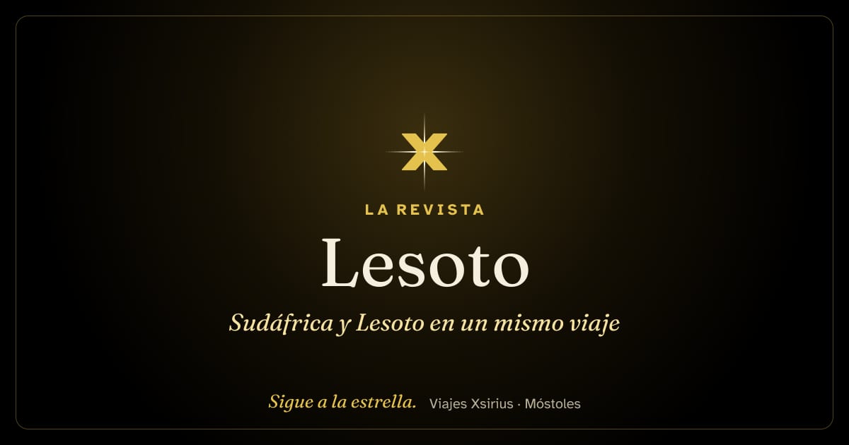 Sudáfrica y Lesoto en un mismo viaje