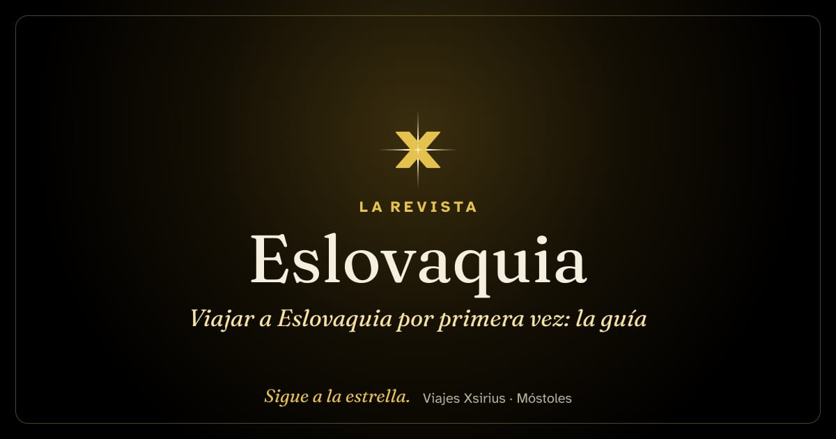 Viajar a Eslovaquia por primera vez: la guía