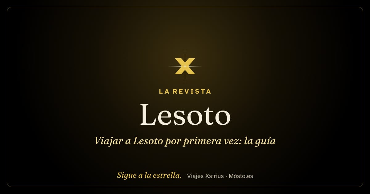Viajar a Lesoto por primera vez: la guía
