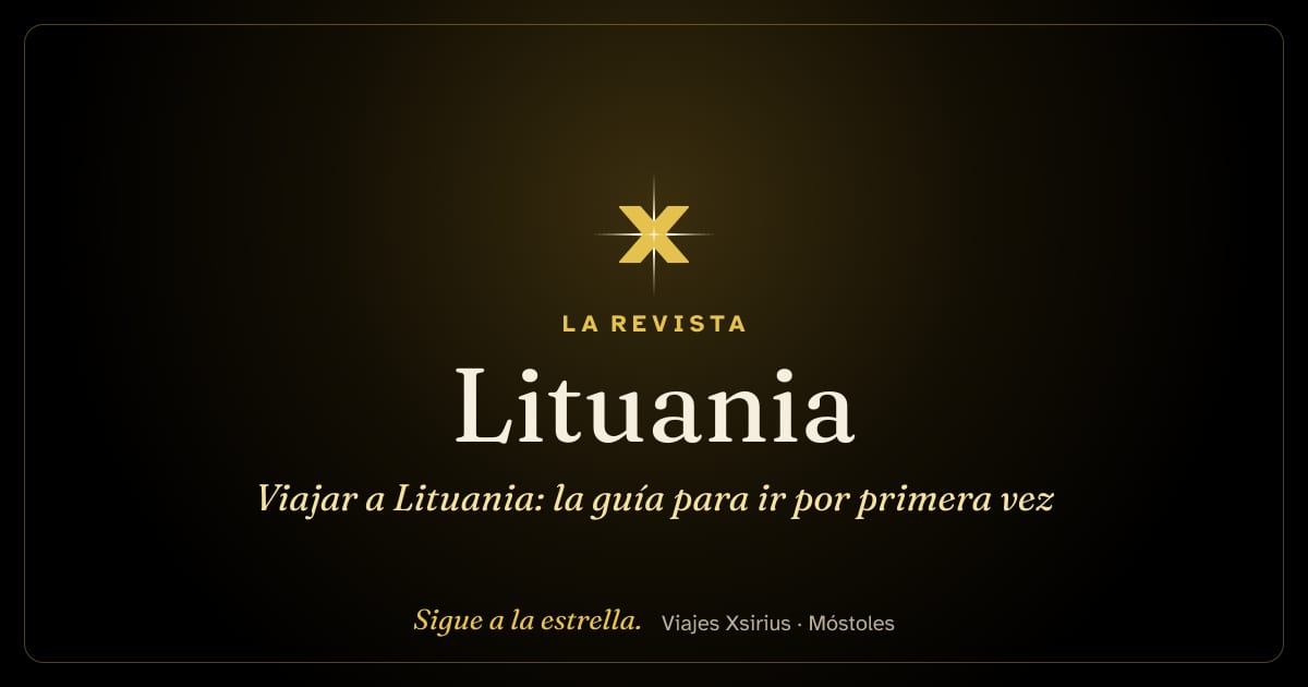 Viajar a Lituania: la guía para ir por primera vez