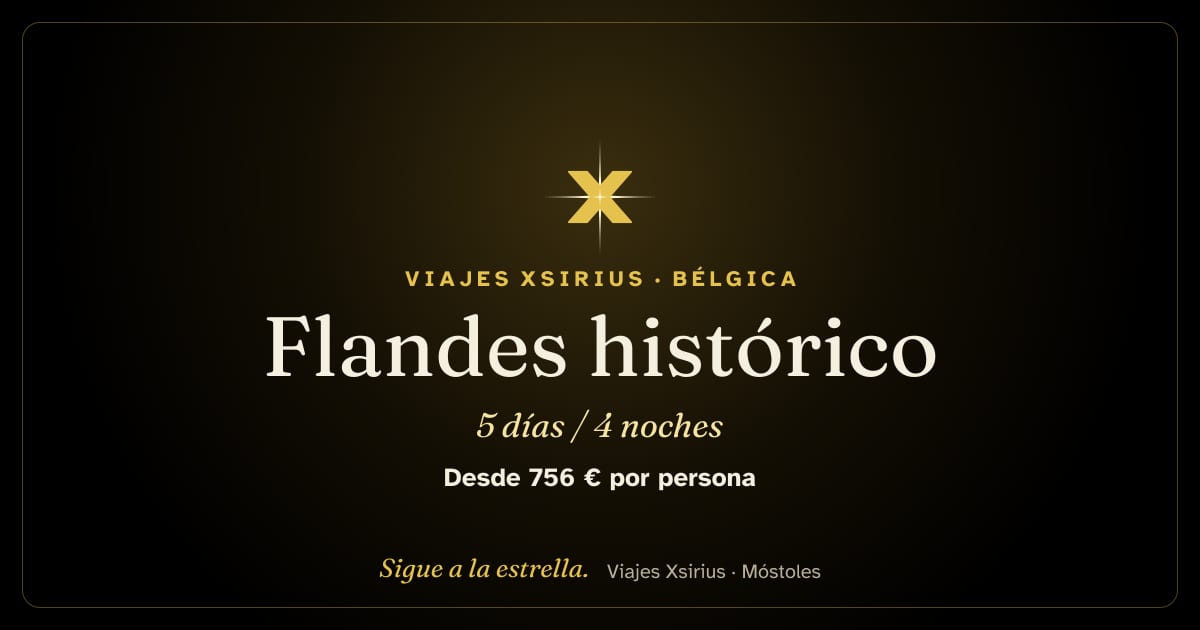 Flandes histórico: Bélgica, 5 días / 4 noches