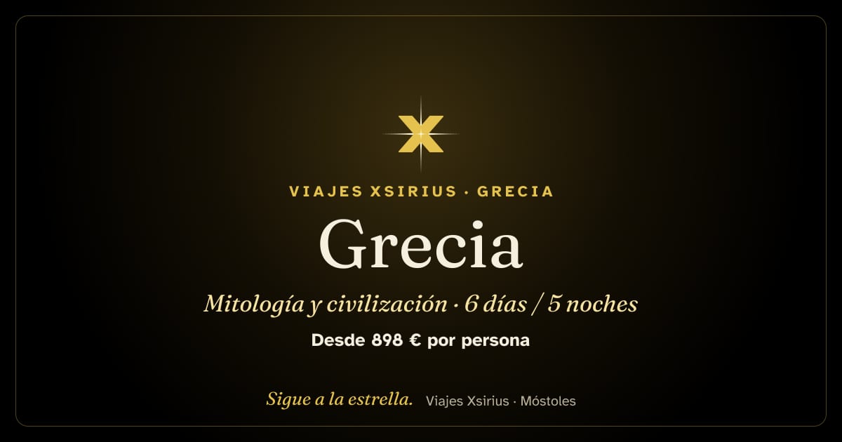 Grecia: mitología y civilización: Grecia, 6 días / 5 noches