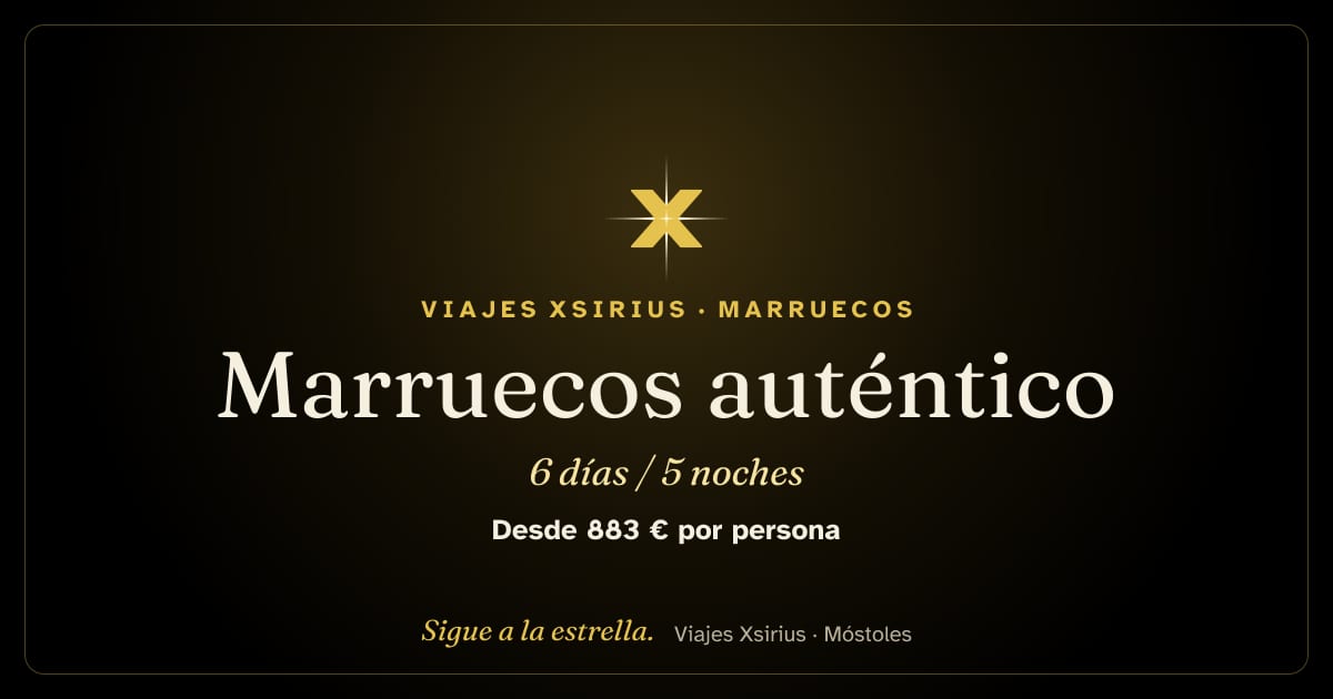 Marruecos auténtico: Marruecos, 6 días / 5 noches