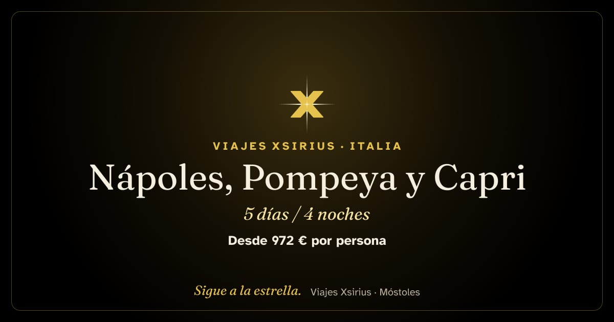 Nápoles, Pompeya y Capri: Italia, 5 días / 4 noches