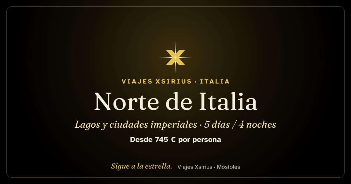 Norte de Italia: lagos y ciudades imperiales: Italia, 5 días / 4 noches