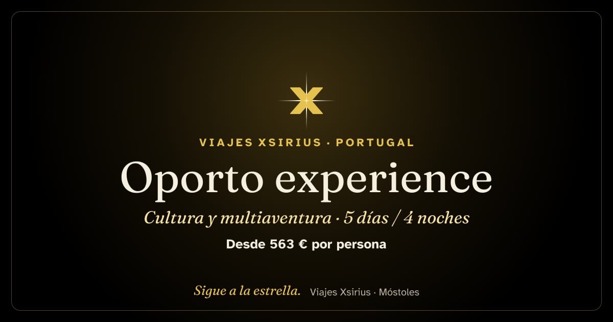 Oporto experience: cultura y multiaventura: Portugal, 5 días / 4 noches