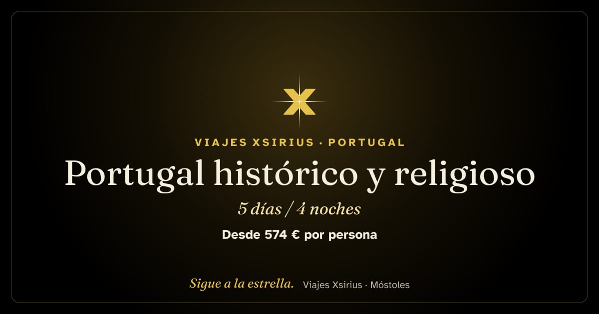 Portugal histórico y religioso: Portugal, 5 días / 4 noches