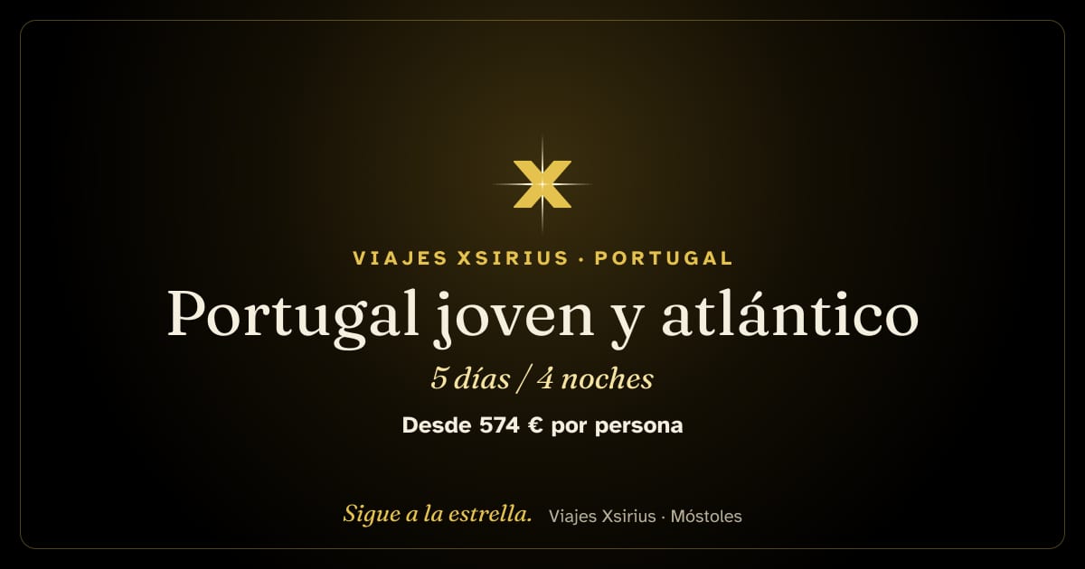 Portugal joven y atlántico: Portugal, 5 días / 4 noches