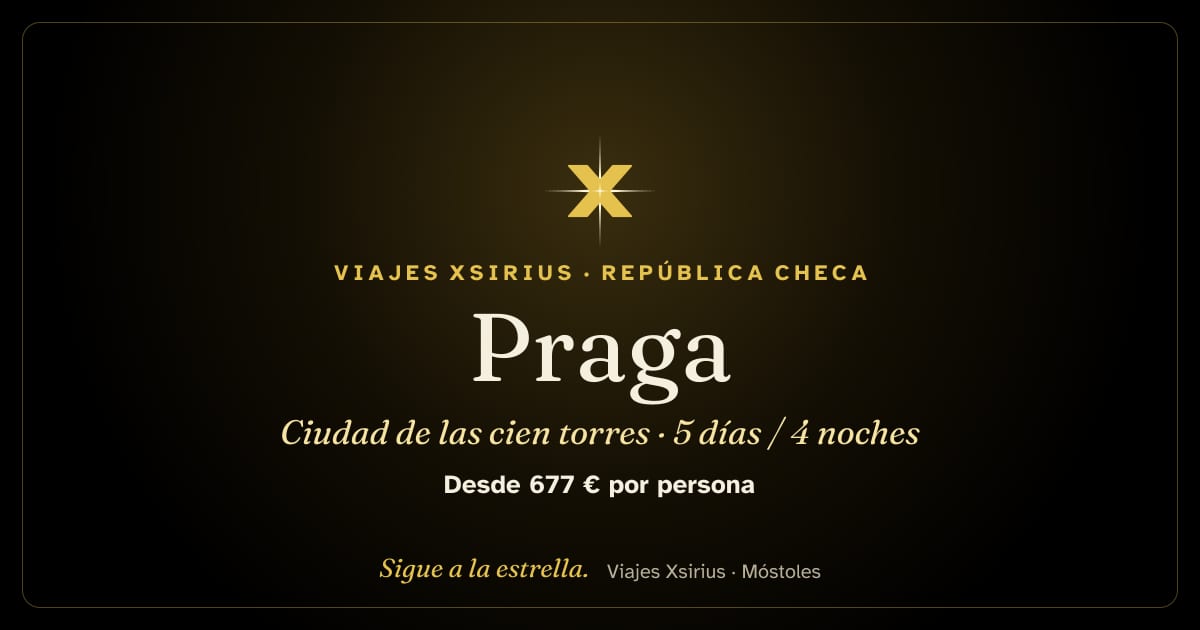 Praga: ciudad de las cien torres: República Checa, 5 días / 4 noches