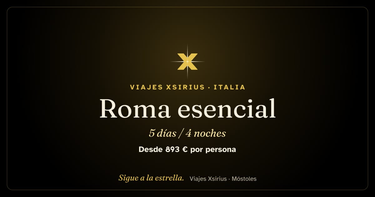 Roma esencial: Italia, 5 días / 4 noches