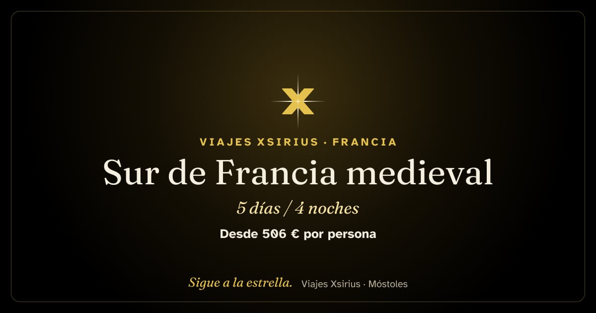 Sur de Francia medieval: Francia, 5 días / 4 noches