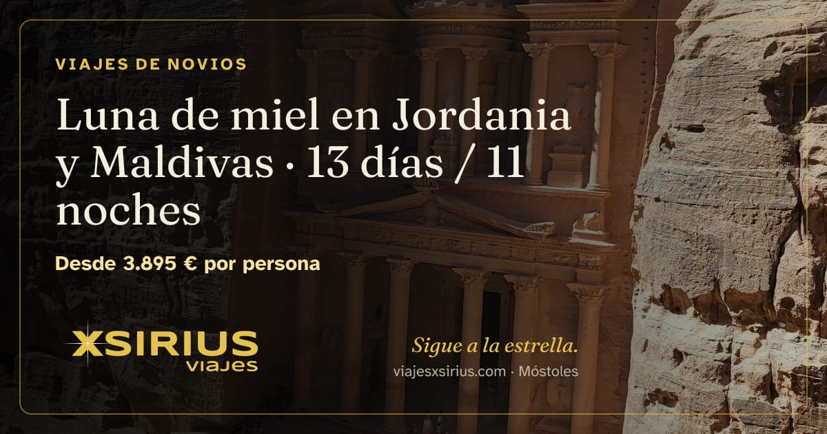 Luna de miel en Jordania y Maldivas: Jordania y Maldivas, 13 días / 11 noches