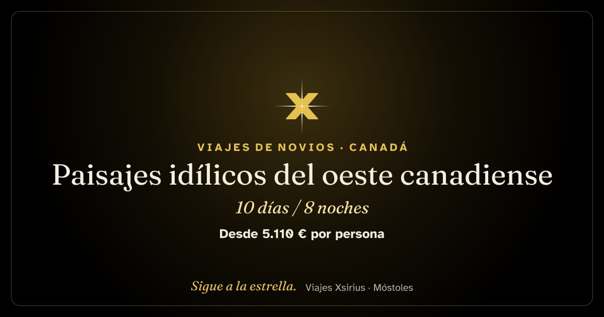 Paisajes idílicos del oeste canadiense: Canadá, 10 días / 8 noches