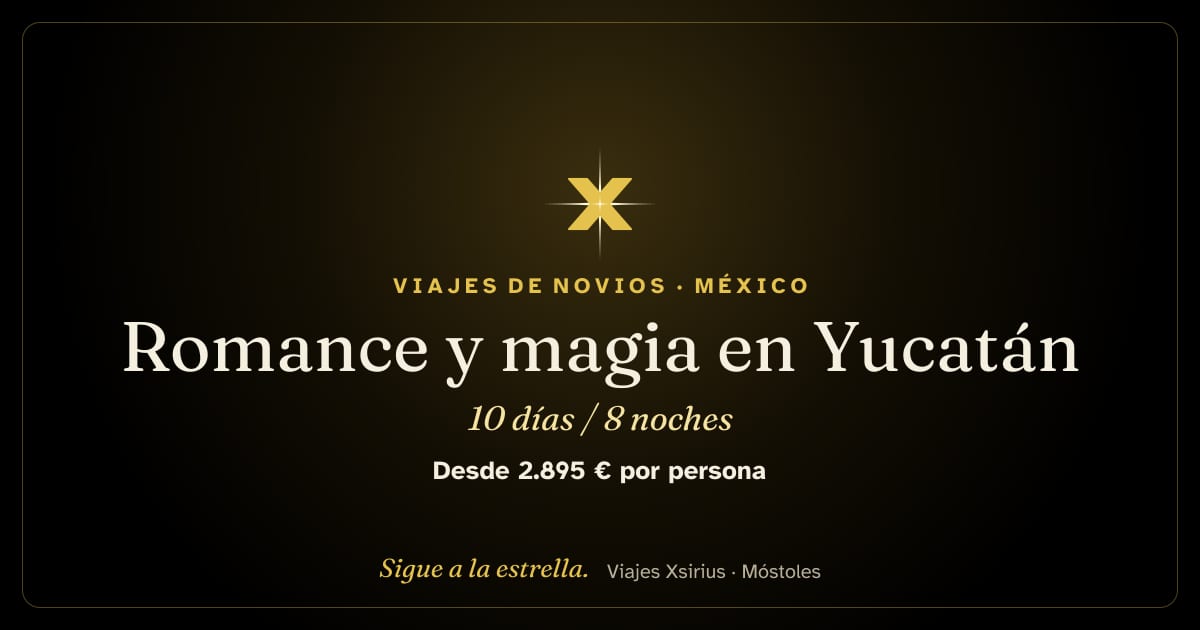 Romance y magia en Yucatán: México, 10 días / 8 noches