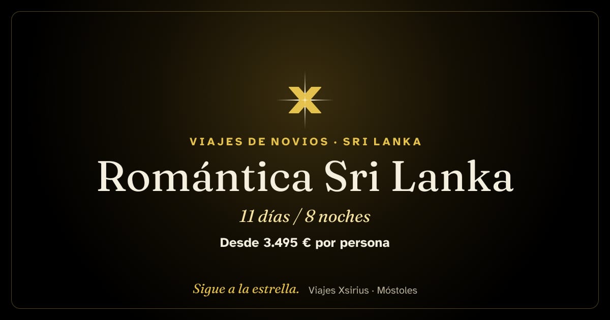 Romántica Sri Lanka: Sri Lanka, 11 días / 8 noches