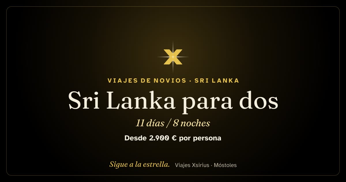 Sri Lanka para dos: Sri Lanka, 11 días / 8 noches