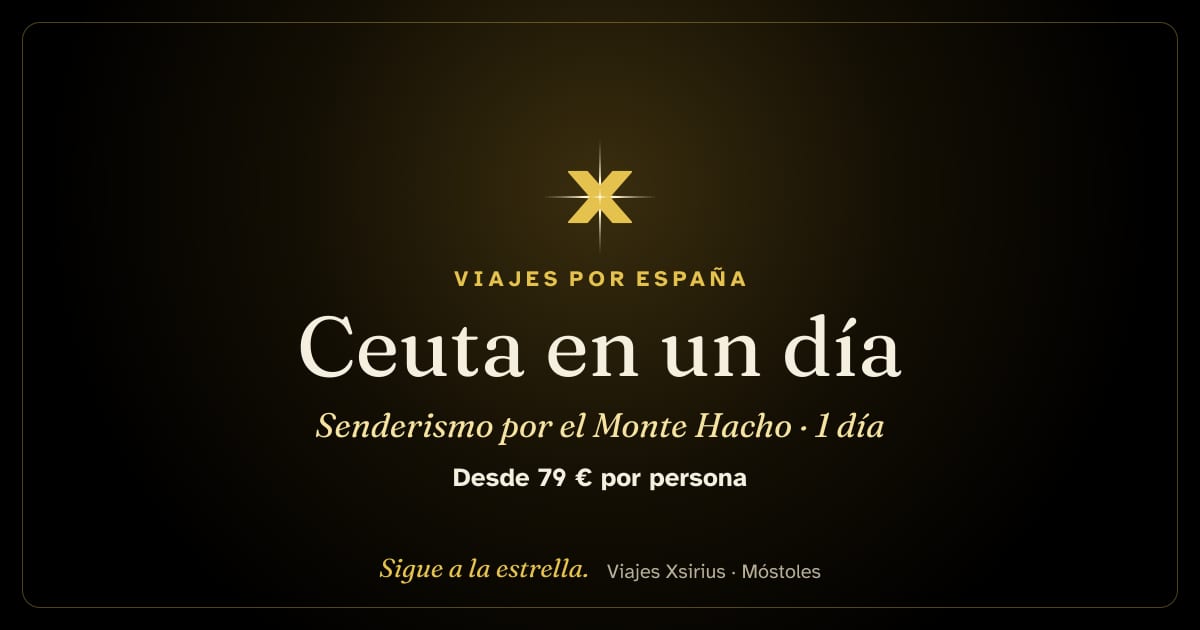Ceuta en un día: senderismo por el Monte Hacho: Ceuta, 1 día
