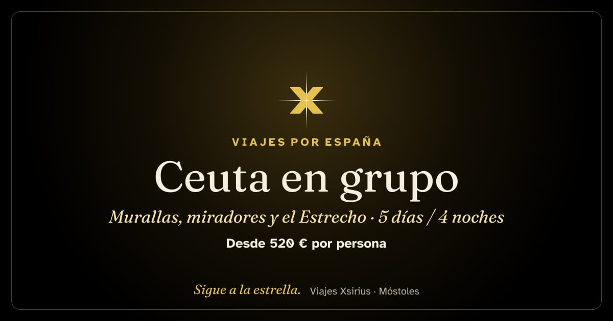 Ceuta en grupo: murallas, miradores y el Estrecho: Ceuta, 5 días / 4 noches