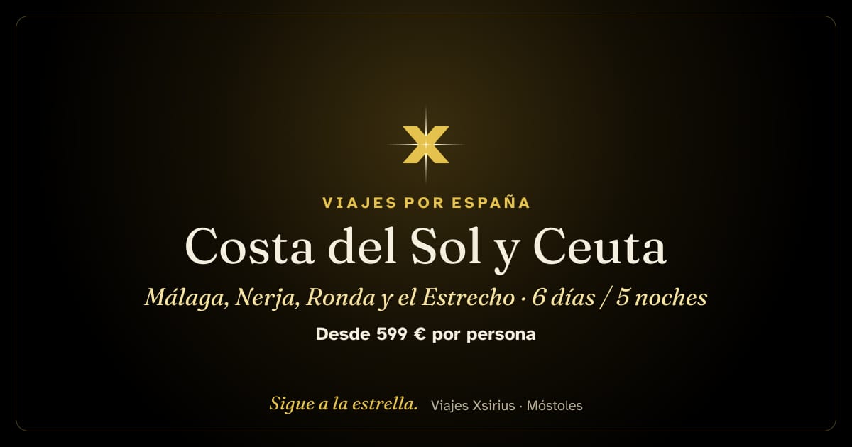 Costa del Sol y Ceuta: Málaga, Nerja, Ronda y el Estrecho: Costa del Sol, la serranía de Ronda y Ceuta, 6 días / 5 noches