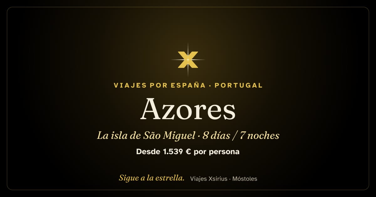 Azores: la isla de São Miguel: Portugal (Azores, isla de São Miguel), 8 días / 7 noches