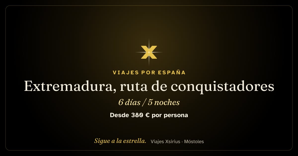 Extremadura, ruta de conquistadores: España (Badajoz y Cáceres), 6 días / 5 noches