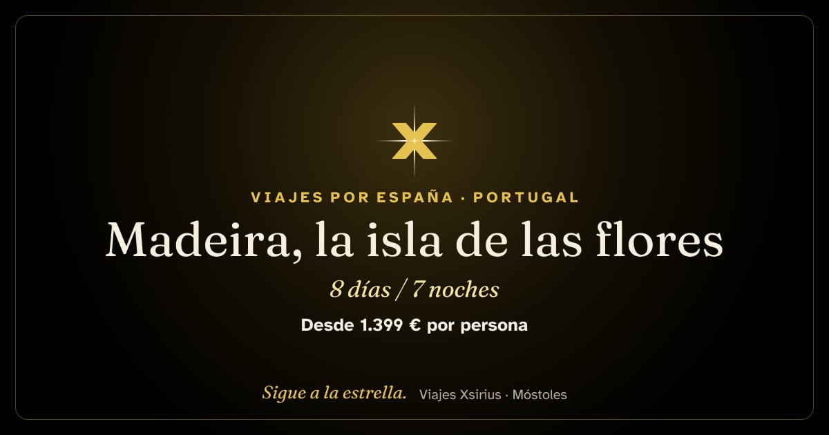 Madeira, la isla de las flores: Portugal (Madeira), 8 días / 7 noches
