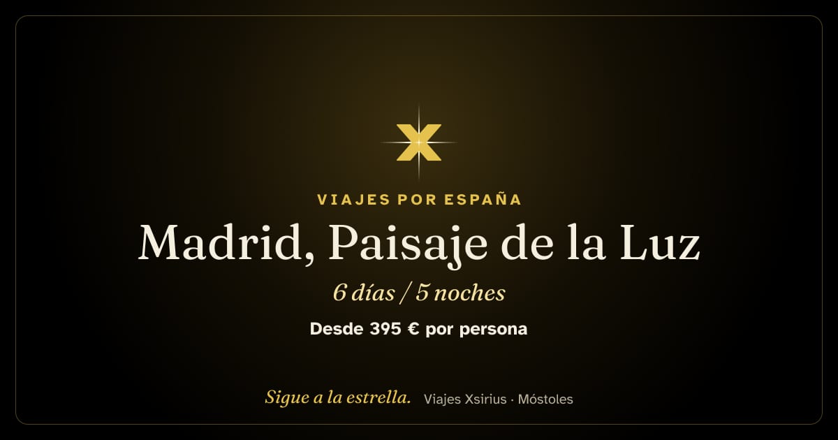 Madrid, Paisaje de la Luz: España (Comunidad de Madrid), 6 días / 5 noches