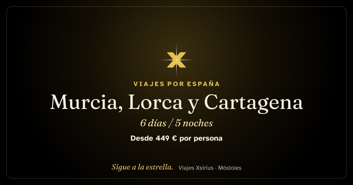 Murcia, Lorca y Cartagena: España (Región de Murcia), 6 días / 5 noches