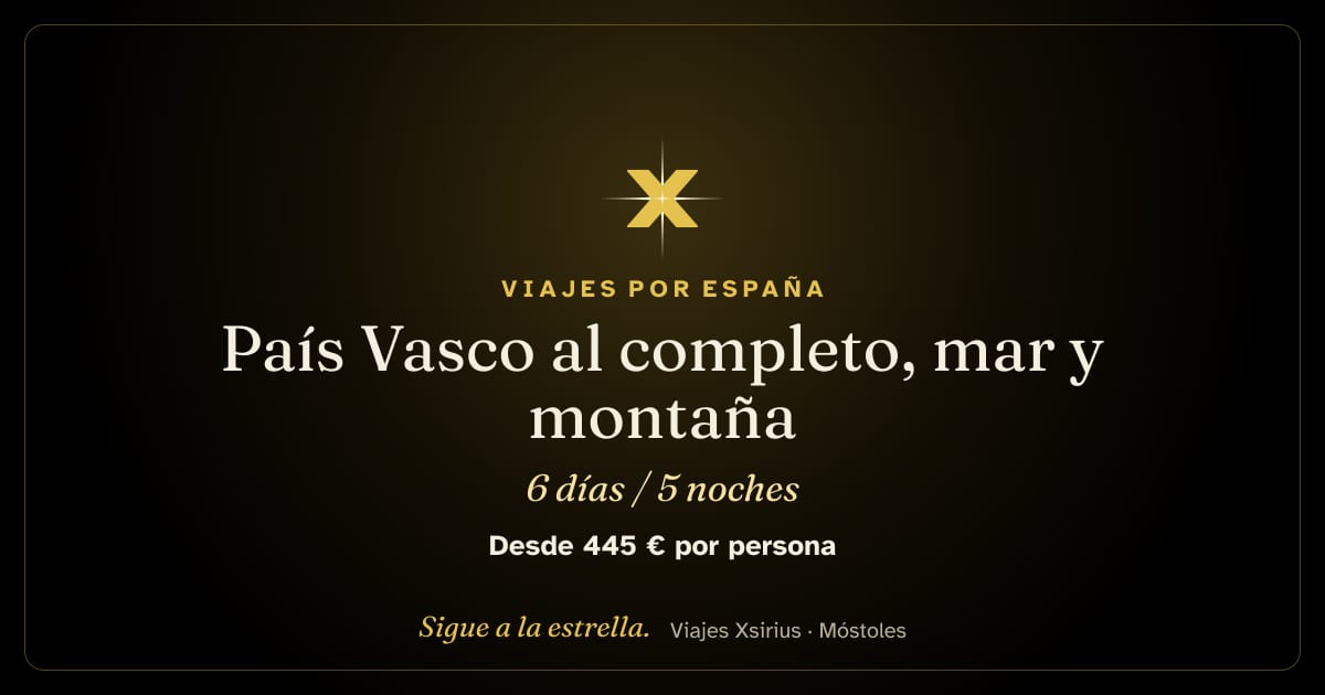 País Vasco al completo, mar y montaña: España (País Vasco), 6 días / 5 noches