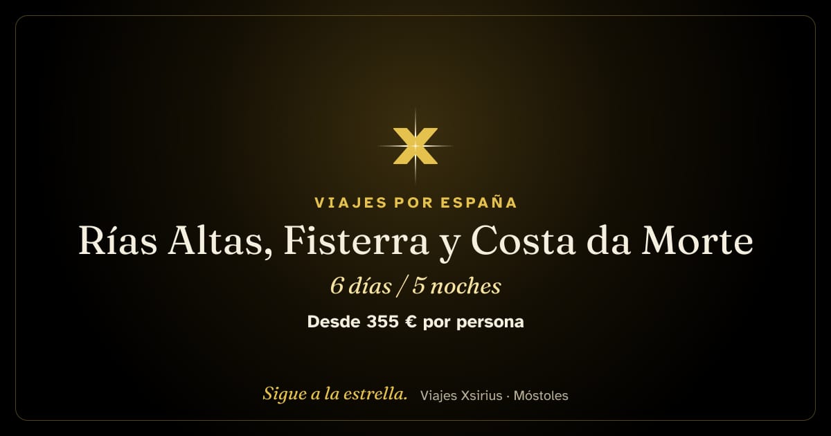 Rías Altas, Fisterra y Costa da Morte: España (Galicia, provincia de A Coruña), 6 días / 5 noches
