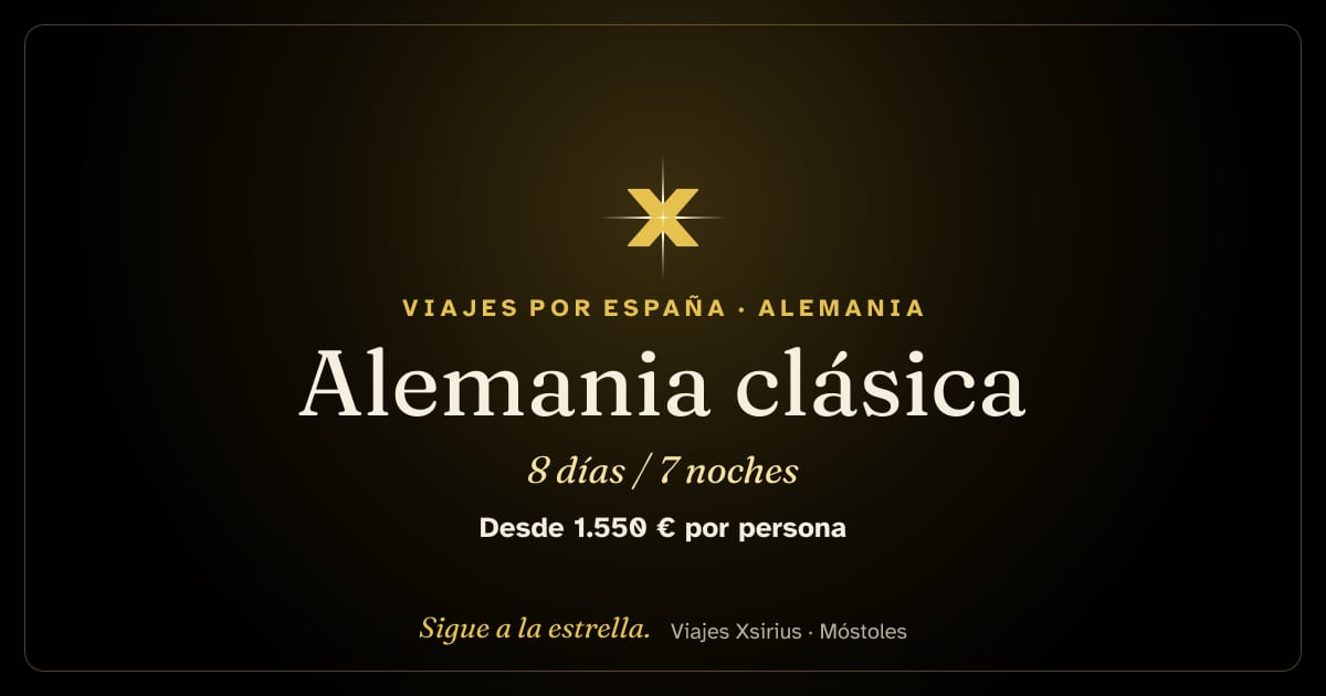 Alemania clásica: Alemania, 8 días / 7 noches