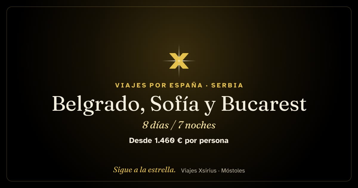 Belgrado, Sofía y Bucarest: undefined, 8 días / 7 noches