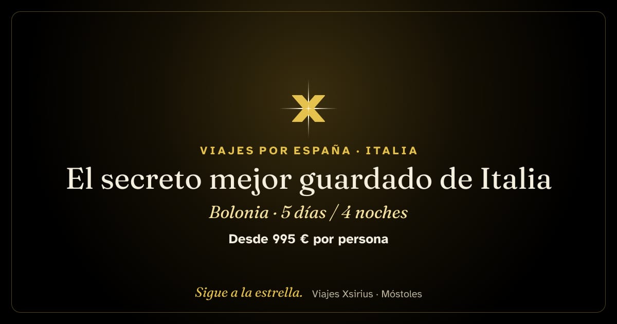 El secreto mejor guardado de Italia: Bolonia: Italia, 5 días / 4 noches