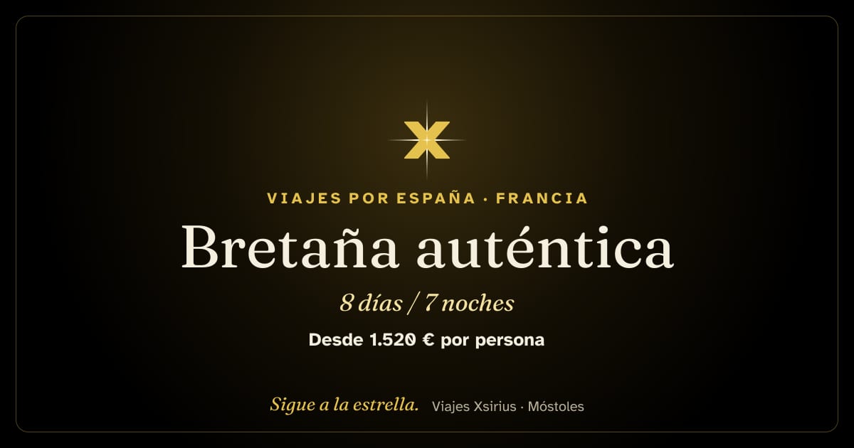 Bretaña auténtica: Francia, 8 días / 7 noches