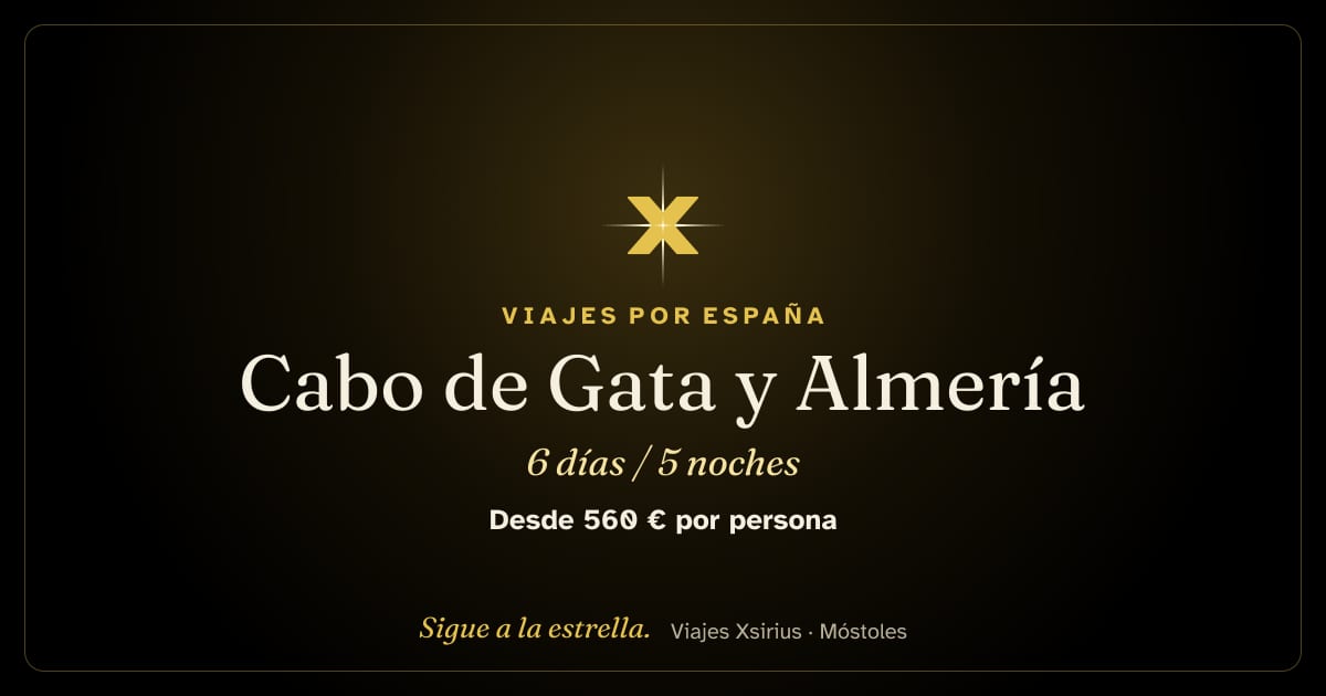 Cabo de Gata y Almería: España, 6 días / 5 noches