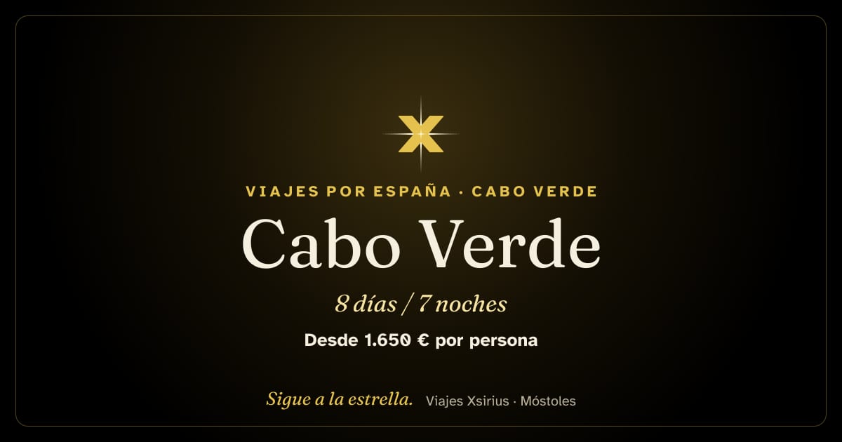 Cabo Verde: Cabo Verde (isla de Sal), 8 días / 7 noches