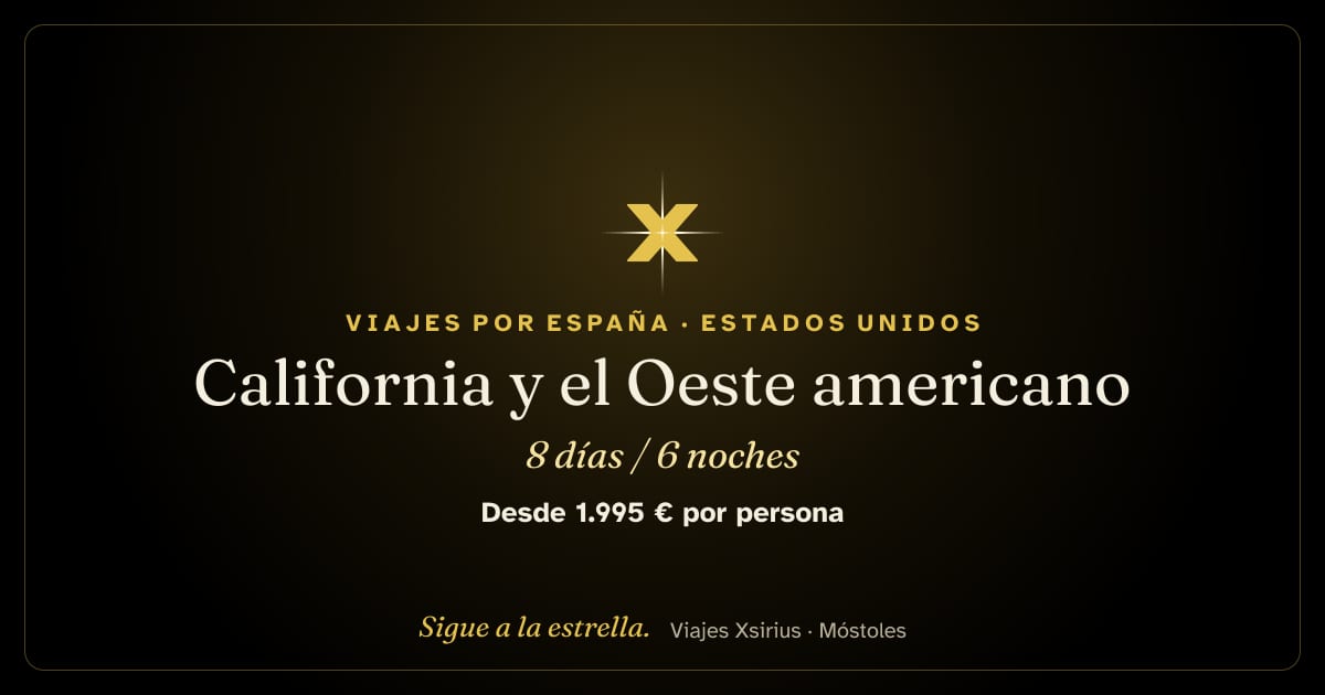 California y el Oeste americano: Estados Unidos, 8 días / 6 noches