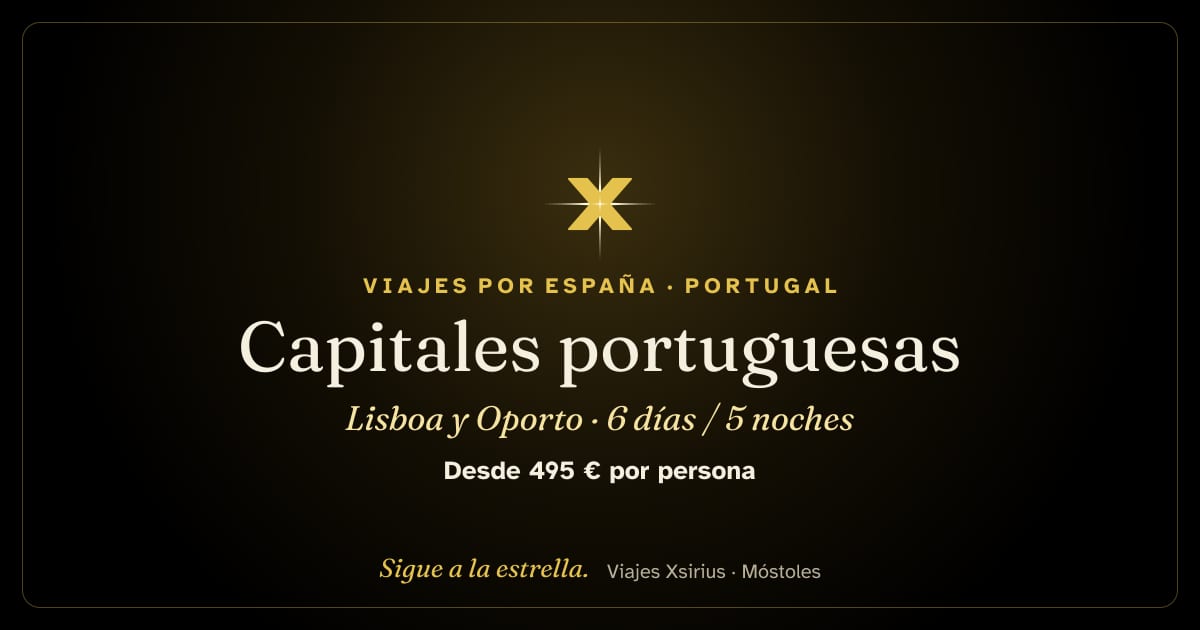 Capitales portuguesas: Lisboa y Oporto: Portugal, 6 días / 5 noches