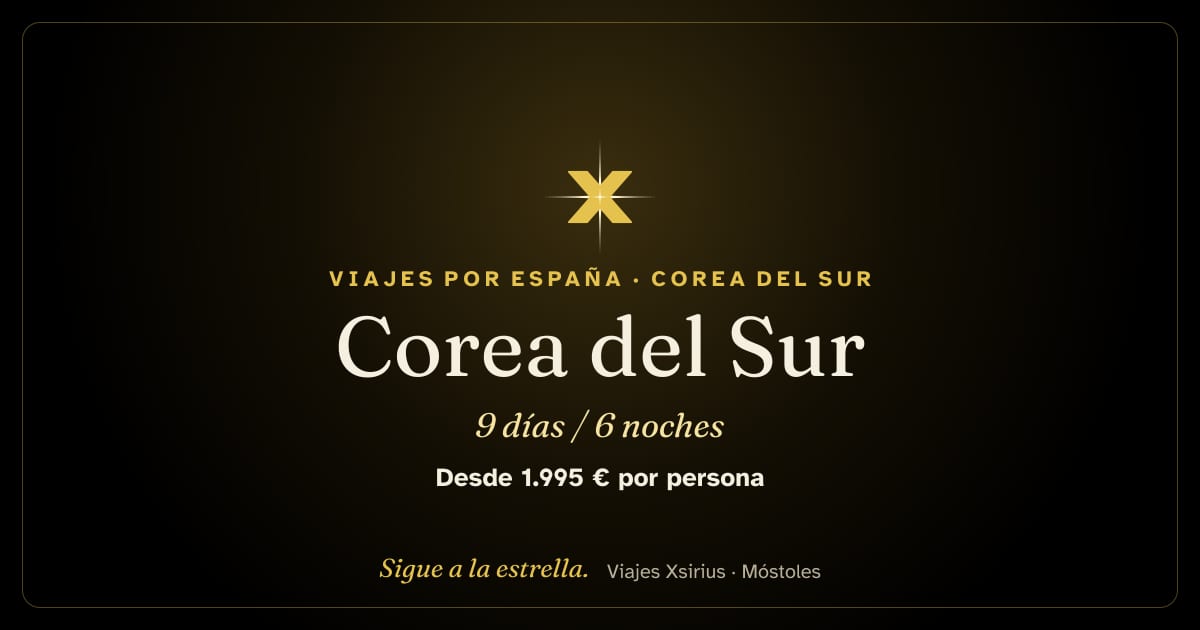 Corea del Sur: Corea del Sur, 9 días / 6 noches