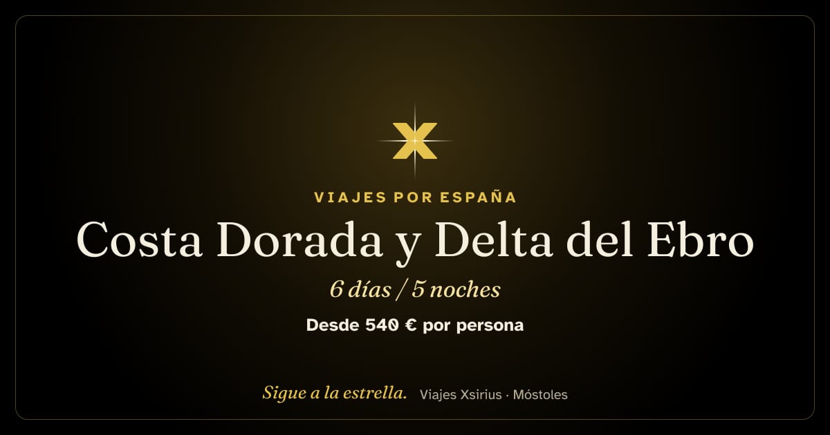 Costa Dorada y Delta del Ebro: España, 6 días / 5 noches