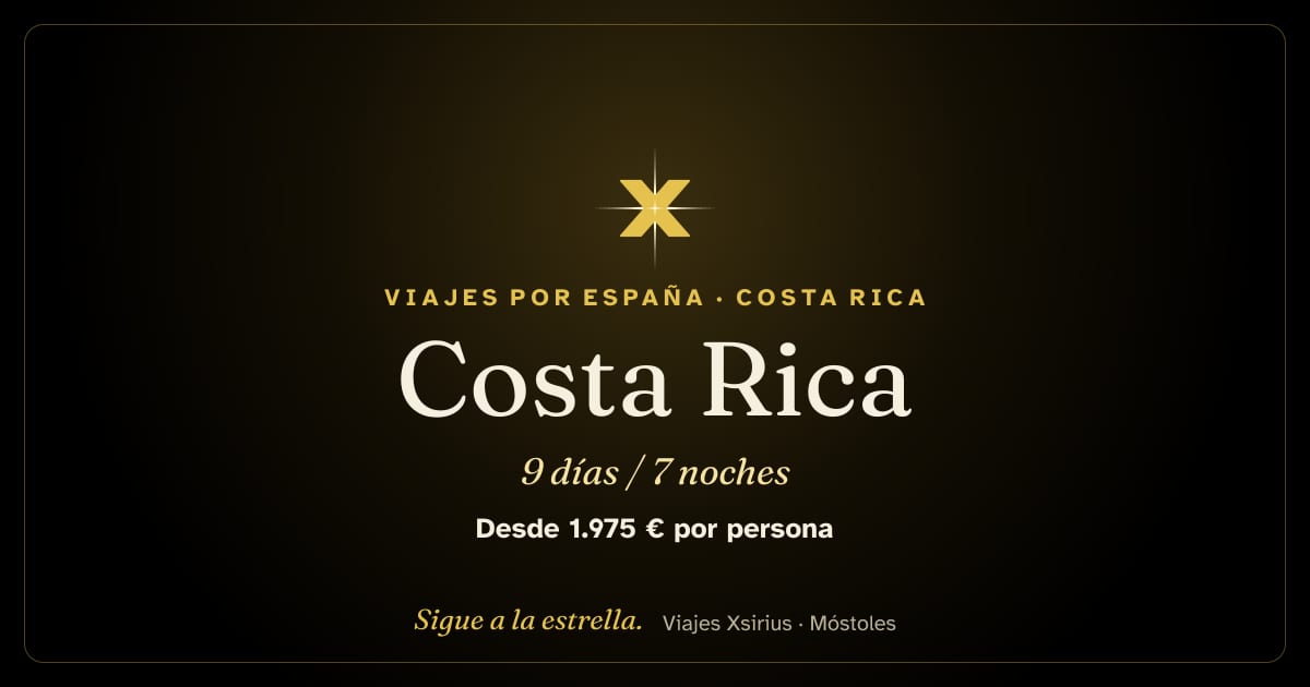 Costa Rica: Costa Rica, 9 días / 7 noches