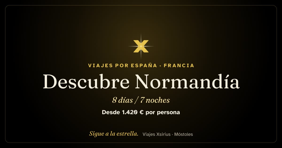 Descubre Normandía: Francia, 8 días / 7 noches