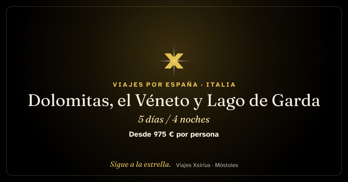 Dolomitas, el Véneto y Lago de Garda: Italia, 5 días / 4 noches