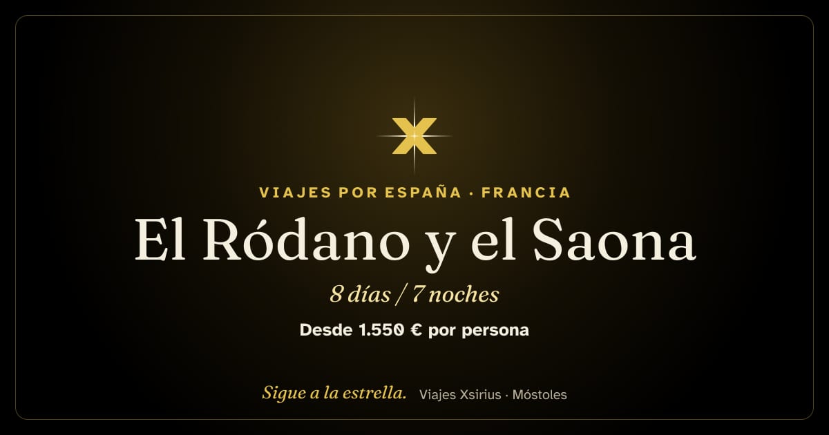 El Ródano y el Saona: Francia, 8 días / 7 noches