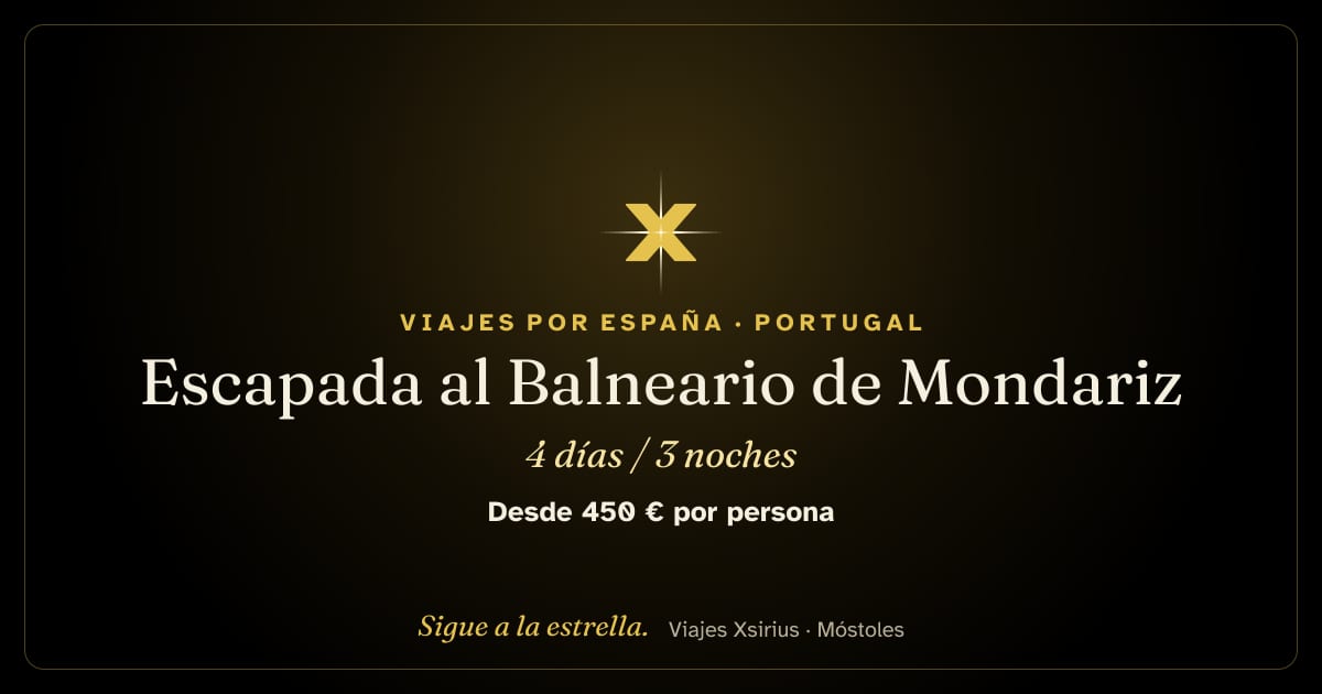 Escapada al Balneario de Mondariz: España, Portugal, 4 días / 3 noches