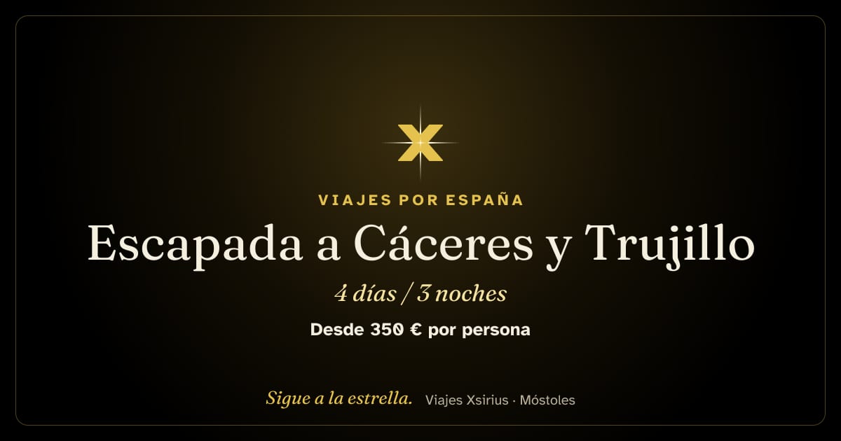 Escapada a Cáceres y Trujillo: España, 4 días / 3 noches
