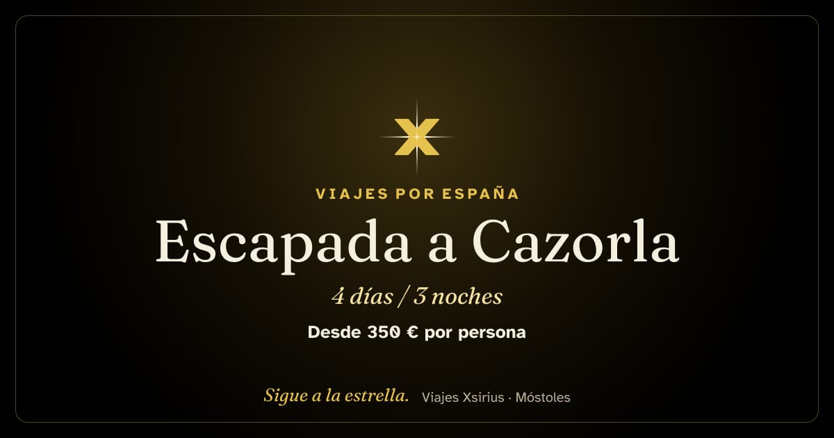 Escapada a Cazorla: España, 4 días / 3 noches